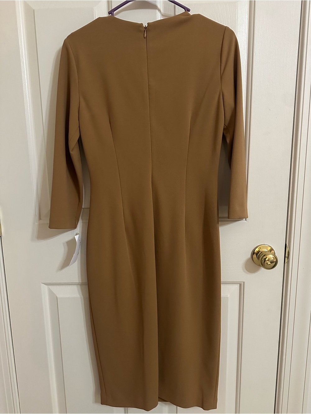 Calvin Klein Size 6 legacy Scuba Crepe Dress Side Zipper NWT - Picture 6 of 6